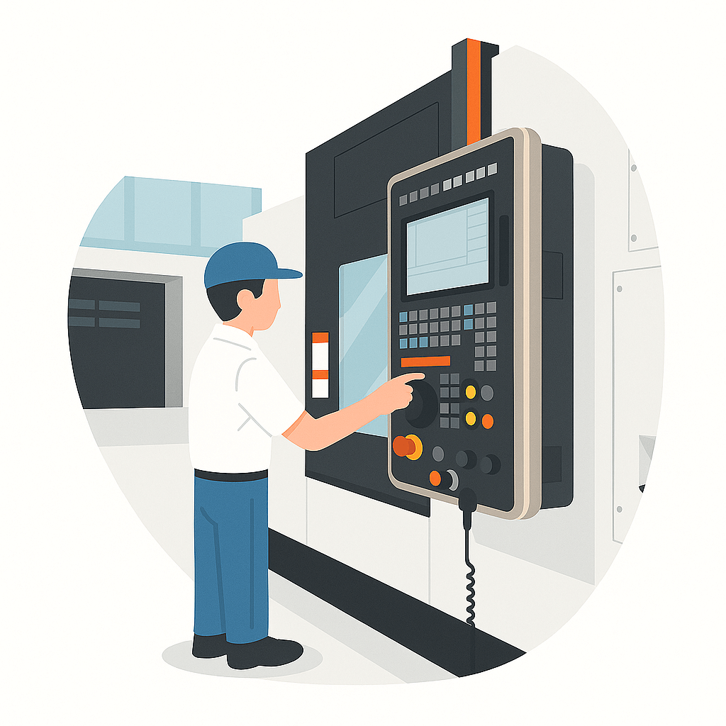 機械加工の様子